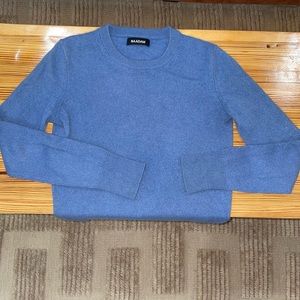 Naadam 100% Cashmere Crew Neck - Blue (Discontinued Color!) - XXS